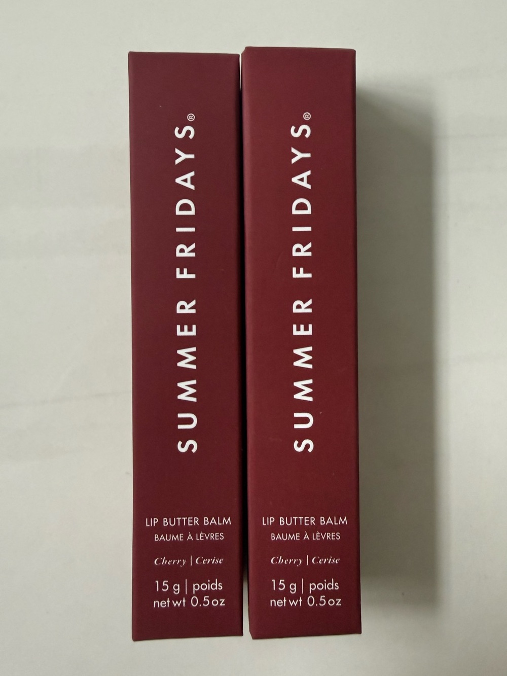 Set of 2: Summer Fridays Lip Butter Balm - Cherry
